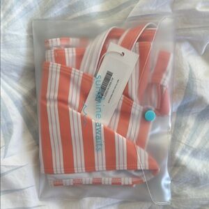 Sunshine Awaits Kids Swim Bikini - Orange and White